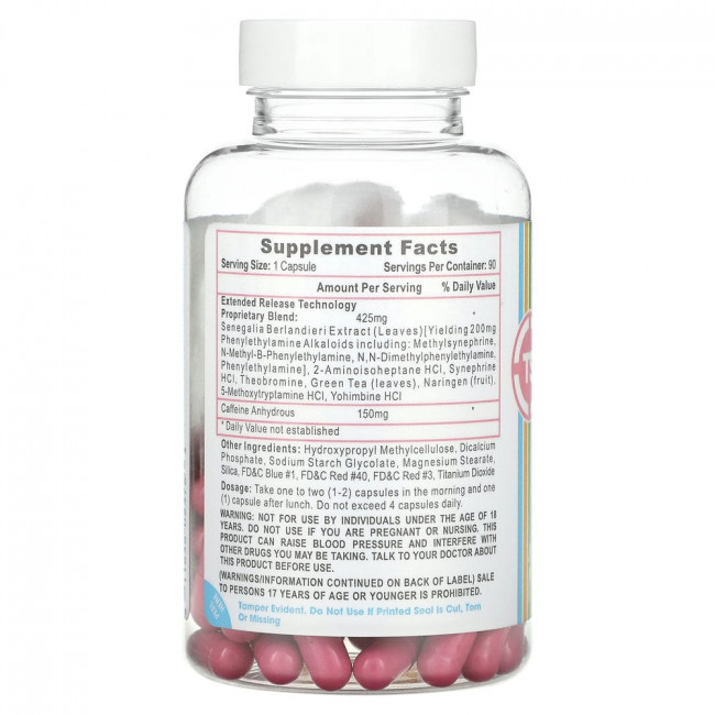 Top Secret Nutrition, Her, Ab Igniter, 575 mg, 90 Extended Release Capsules