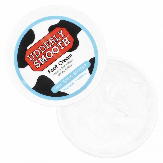 Udderly Smooth, Крем для ног с маслом дерева ши, 8 унций (227 г)