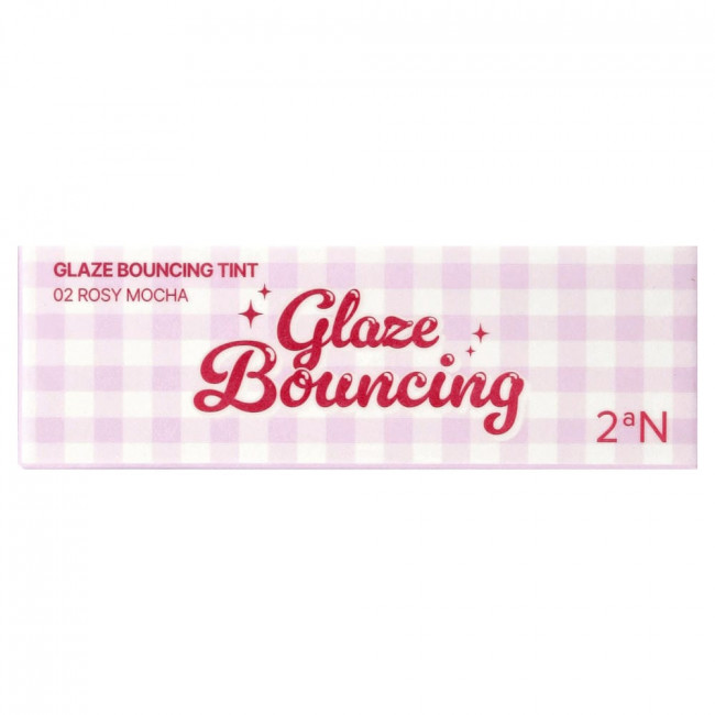 2aN, Glaze Bouncing Tint, 02 Rosy Mocha, 4,5 г