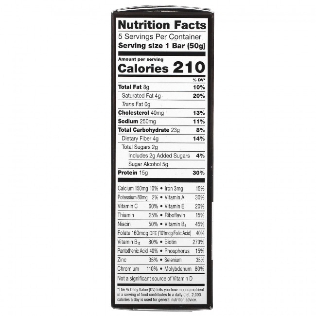 ZonePerfect, MACROS Bars, кексы с шоколадной крошкой, 5 батончиков, 50 г (1,76 унции) ZonePerfect, MACROS Bars, кексы с шоколадной крошкой, 5 батончиков, 50 г (1,76 унции)