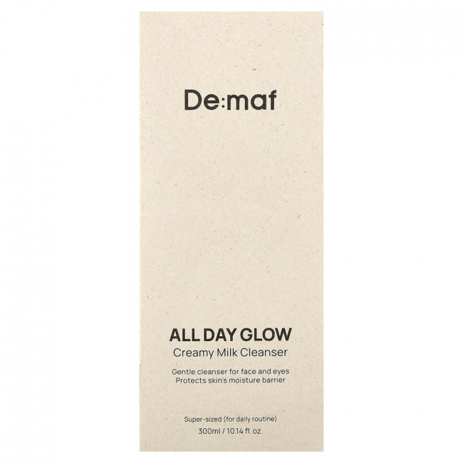 De:maf, All Day Glow, Creamy Milk Cleanser, 10.14 fl oz (300 ml) De:maf, All Day Glow, Creamy Milk Cleanser, 10.14 fl oz (300 ml)
