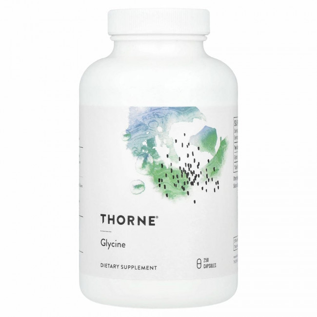 Thorne Research, Глицин, 250 капсул