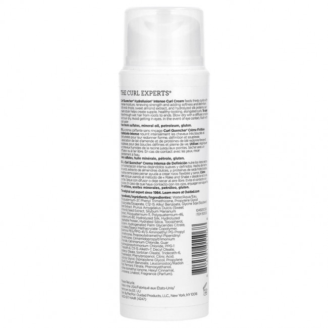 Ouidad, Curl Quencher®, крем для интенсивных локонов Hydrafusion®, 145 мл (5 жидк. унц.)