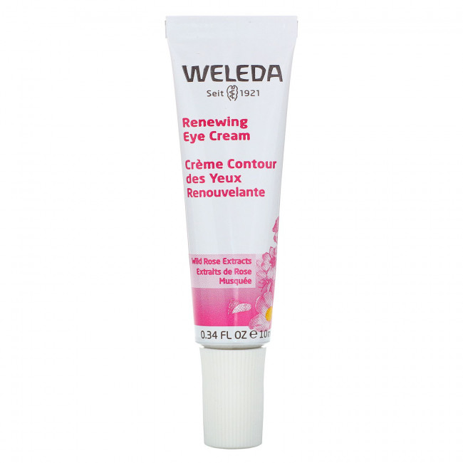 Weleda, обновляющий крем для области вокруг глаз, экстракты шиповника, 10 мл (0,34 жидк. унции) Weleda, обновляющий крем для области вокруг глаз, экстракты шиповника, 10 мл (0,34 жидк. унции)