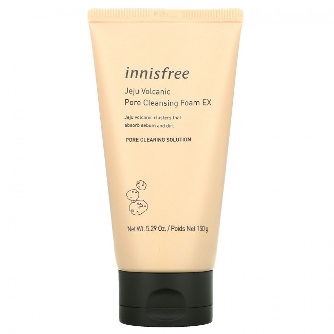Innisfree, Jeju Volcanic Pore Cleansing Foam EX, 150 г (5,29 унции)