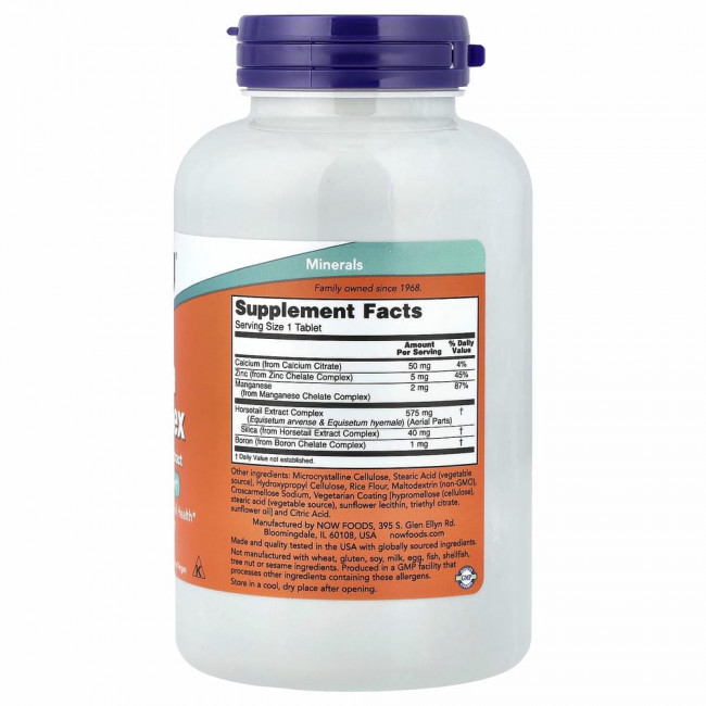 NOW Foods, Кремниевый комплекс, 180 таблеток NOW Foods, Кремниевый комплекс, 180 таблеток