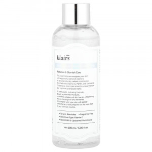 Тоник-эссенция Dear, Klairs Freshly Juiced Vitamin, 180 мл (6,08 жидких унций)