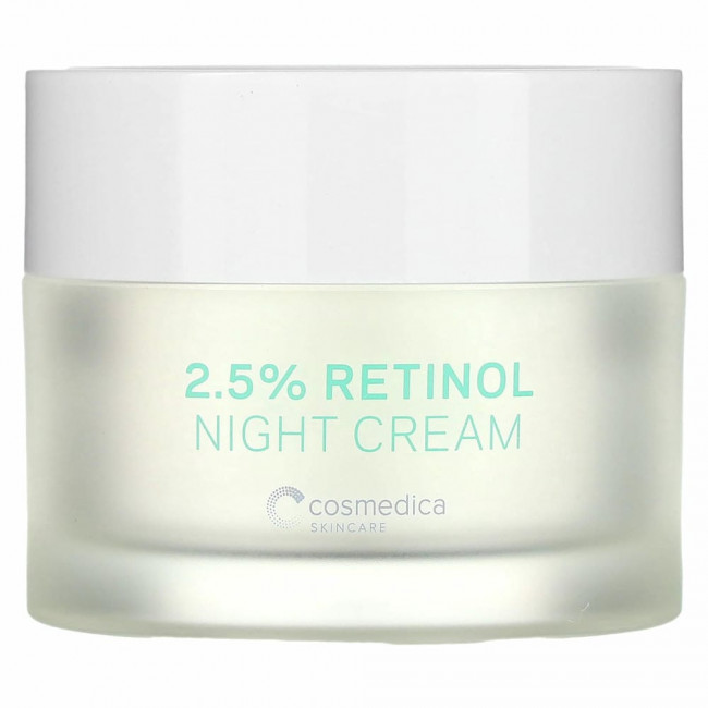 Cosmedica Skincare, Ночной крем с 2,5% сывороткой ретинола, ночная омолаживающая процедура, 50 г (1,76 унции)