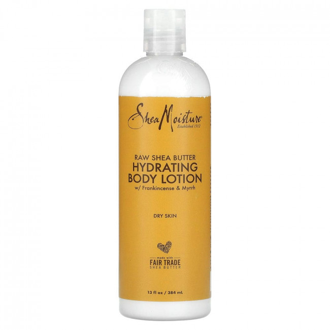 SheaMoisture, необработанное масло ши, увлажняющий лосьон для душа, 384 мл (13 жидк. унций)
