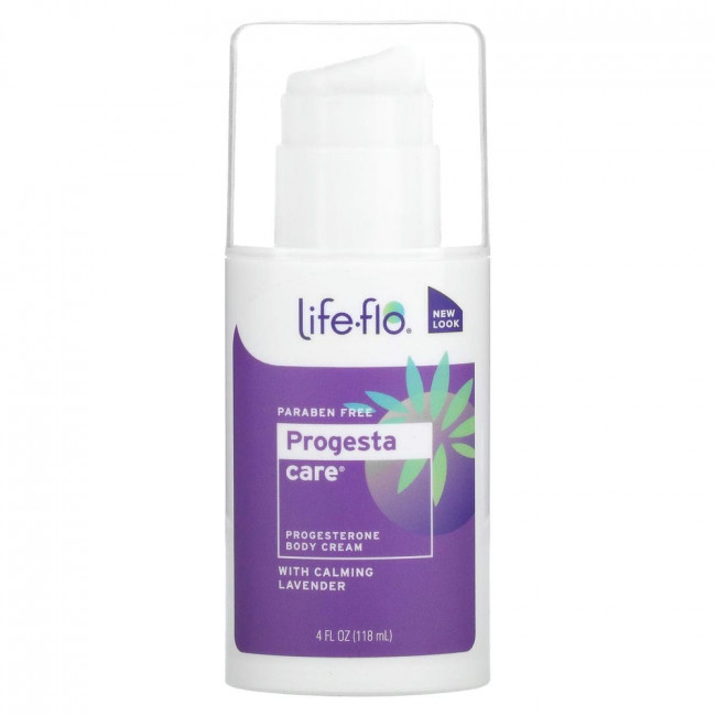 Life-flo, Progesta-Care, крем для тела с прогестероном и лавандой, 118 г (4 жидк. унции) Life-flo, Progesta-Care, крем для тела с прогестероном и лавандой, 118 г (4 жидк. унции)