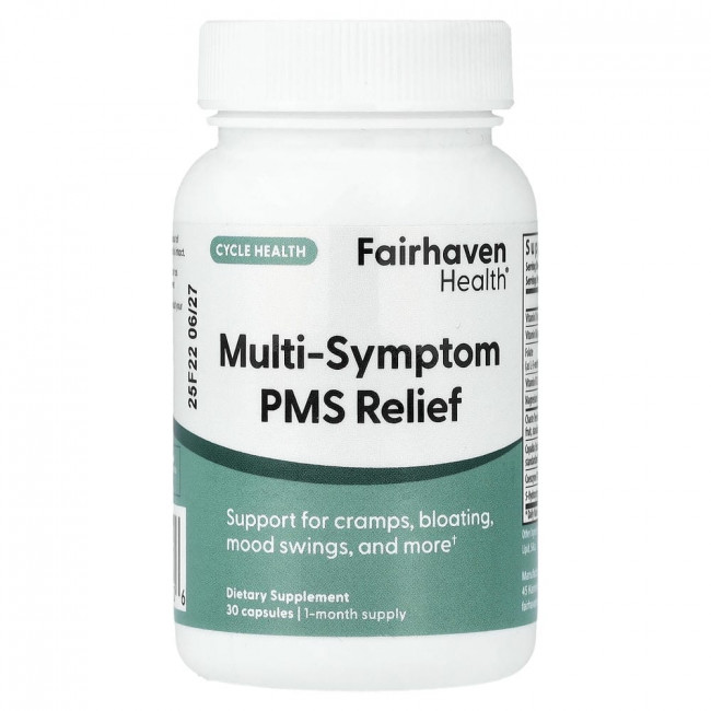 Fairhaven Health, Средство для облегчения симптомов ПМС, 30 капсул