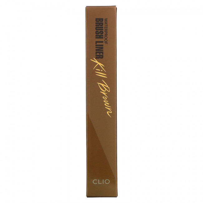 Clio, Kill Brown, водостойкая кисть-подводка, 0,55 мл (0,01 жидк. Унции)