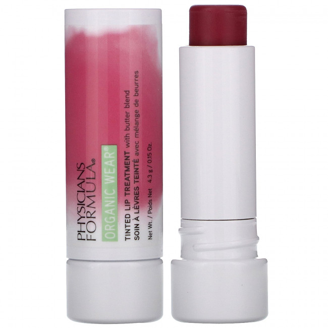 Physicians Formula, Organic Wear, тонирующее средство для губ, Berry Me, 4,3 г (0,15 унции) Physicians Formula, Organic Wear, тонирующее средство для губ, Berry Me, 4,3 г (0,15 унции)