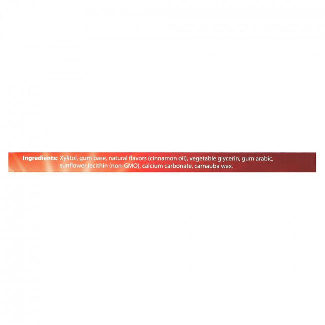 Xyloburst, Xylitol Gum, Cinnamon, 12 Pieces