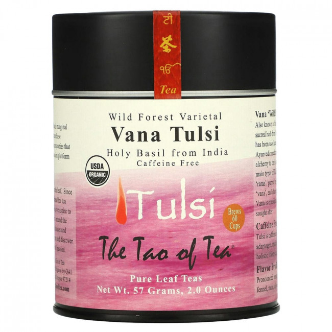 The Tao of Tea, Wild Forest Varietal, вана тулси, без кофеина, 57 г (2,0 унции) The Tao of Tea, Wild Forest Varietal, вана тулси, без кофеина, 57 г (2,0 унции)