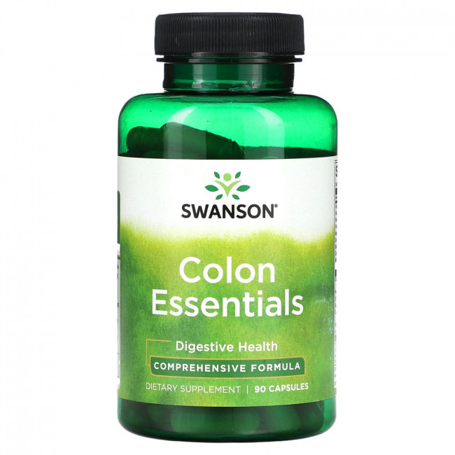 Swanson, Colon Essentials, 90 капсул Swanson, Colon Essentials, 90 капсул