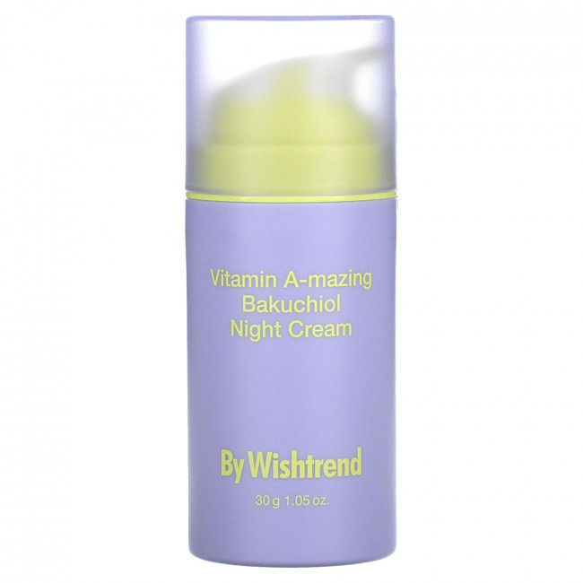 By Wishtrend, Ночной крем с витаминами A-mazing, бакучиол, 30 г (1,05 унции)