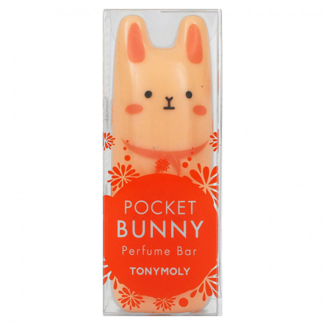 Tony Moly, Pocket Bunny, твердые духи, 02 сочный фрукт, 9 г (0,32 унции) Tony Moly, Pocket Bunny, твердые духи, 02 сочный фрукт, 9 г (0,32 унции)