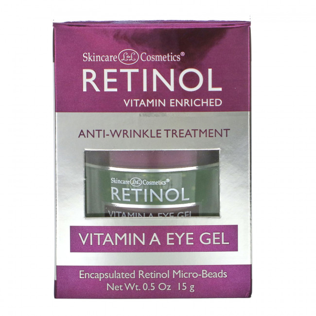 Skincare LdeL Cosmetics Retinol, гель для глаз с ретинолом и витамином А, 15 г (0,5 унции) Skincare LdeL Cosmetics Retinol, гель для глаз с ретинолом и витамином А, 15 г (0,5 унции)