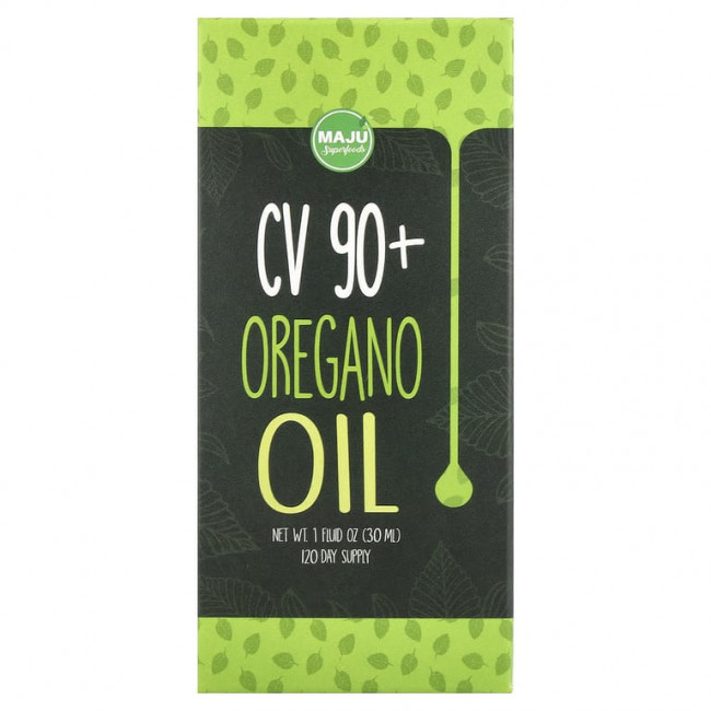 Maju Superfoods, CV 90+, масло орегано, 30 мл (1 жидк. унция)