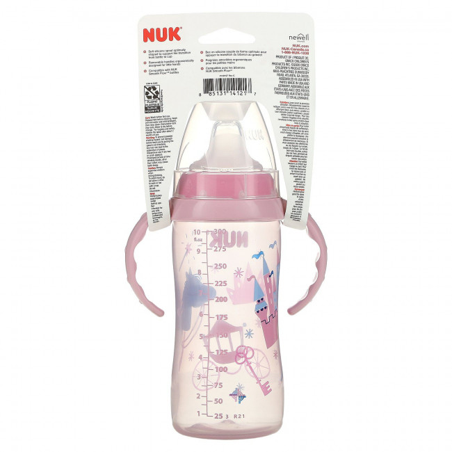 NUK, большая чашка для детей от 9 месяцев, 1 чашка, 300 мл (10 унций)