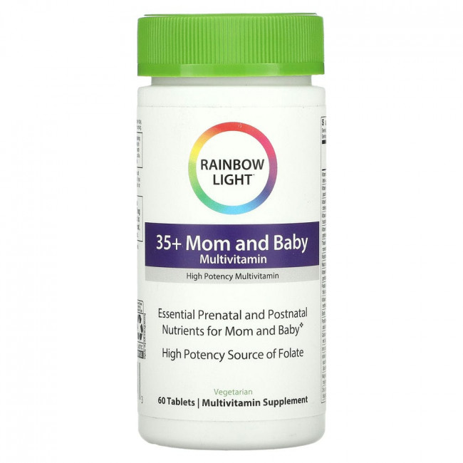 Rainbow Light, 35+ Mom & Baby, 60 таблеток