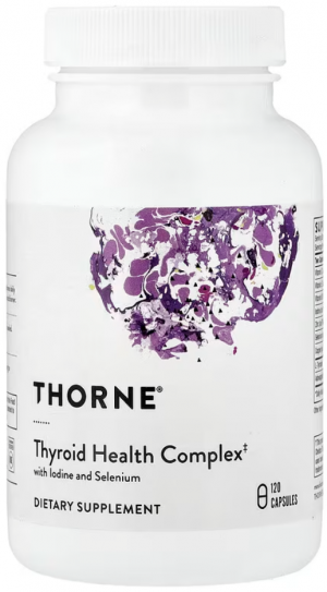 Thorne Research, Thyrocsin, кофакторы для щитовидной железы, 120 капсул Thorne Research, Thyrocsin, кофакторы для щитовидной железы, 120 капсул