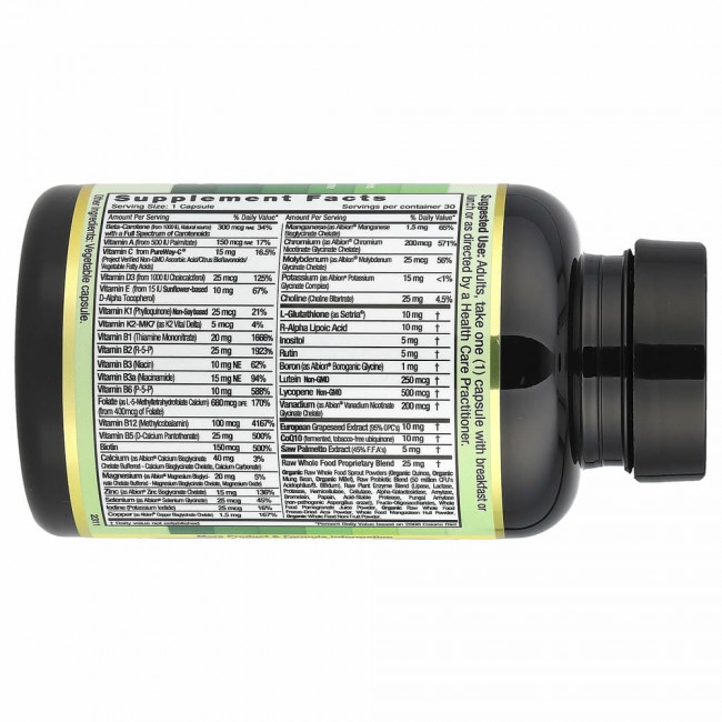Emerald Laboratories, мультивитаминный комплекс, для мужчин от 45 лет, 1 раз в день, 30 вегетарианских капсул