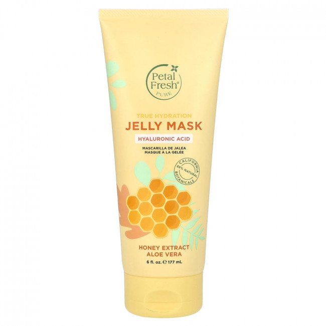 Желейная маска для лица Petal Fresh, Pure, True Hydration с экстрактом меда и алоэ вера, 177 мл (6 жидких унций)
