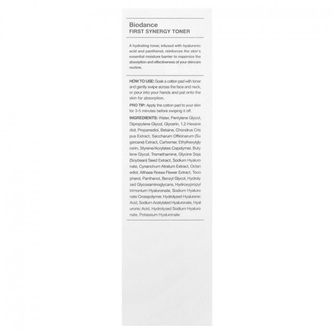 Biodance, First Synergy Toner, 5.07 fl oz (150 ml)