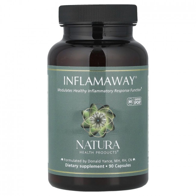 Natura Health Products, Inflamaway®, 90 капсул