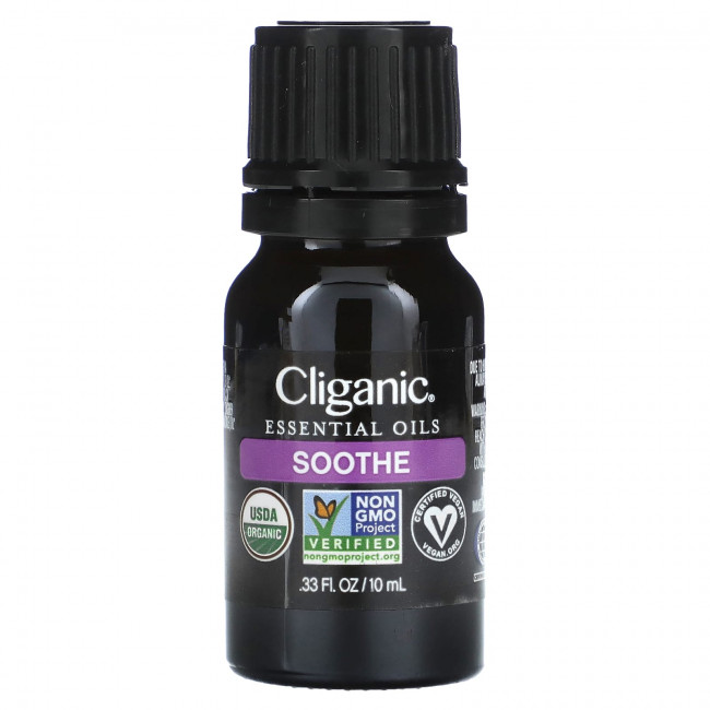 Cliganic, Смесь эфирных масел, успокаивающее, 10 мл (0,33 жидк. Унции) Cliganic, Смесь эфирных масел, успокаивающее, 10 мл (0,33 жидк. Унции)