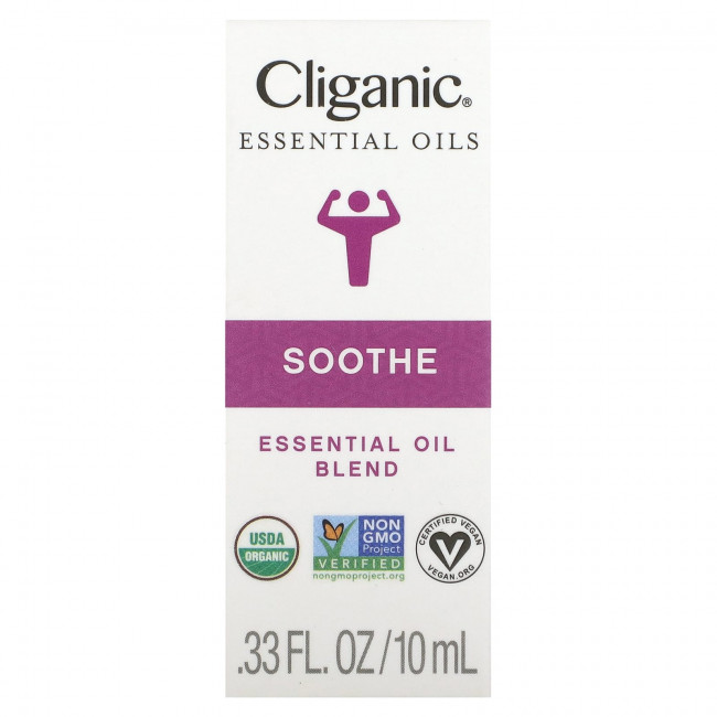 Cliganic, Смесь эфирных масел, успокаивающее, 10 мл (0,33 жидк. Унции) Cliganic, Смесь эфирных масел, успокаивающее, 10 мл (0,33 жидк. Унции)