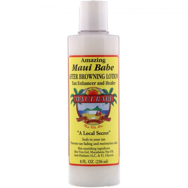 Maui Babe, After Browning Lotion, лосьон после загара для улучшения цвета загара и ухода за кожей, 236 мл