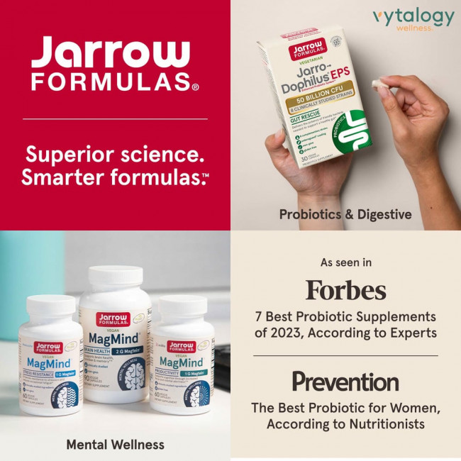 Jarrow Formulas, Jarro-Dophilus EPS, 50 млрд, 30 вегетарианских капсул Enteroguard