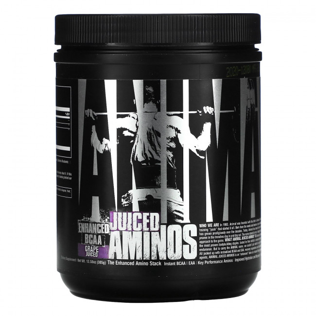 Universal Nutrition, Animal Juiced Aminos, усовершенствованные аминокислоты с разветвленной цепью, виноградный сок, 376 г Universal Nutrition, Animal Juiced Aminos, усовершенствованные аминокислоты с разветвленной цепью, виноградный сок, 376 г