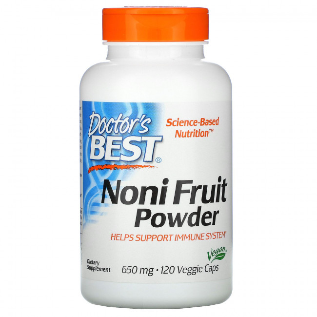 Doctor's Best, порошок плодов нони, 650 мг, вегетарианских капсул Doctor's Best, порошок плодов нони, 650 мг, вегетарианских капсул