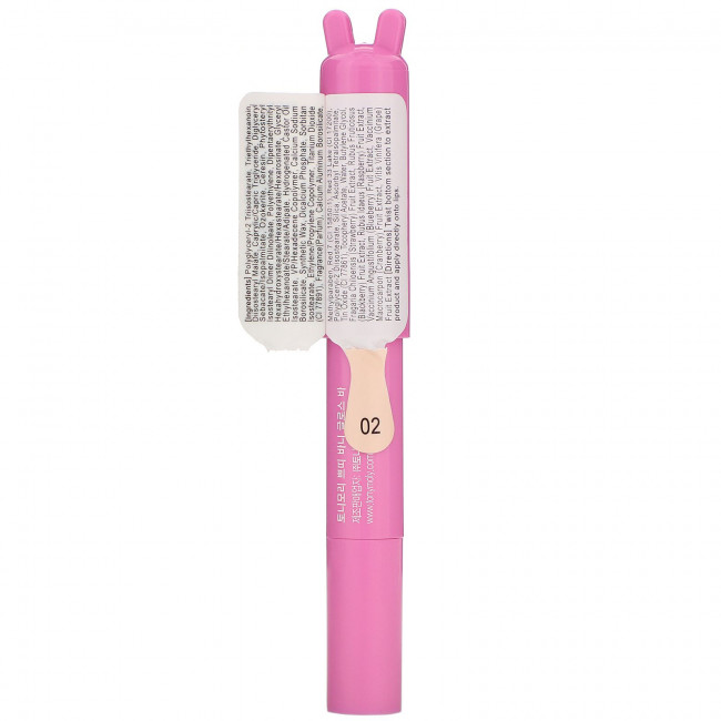 Tony Moly, Petite Bunny Gloss Bar, блеск для губ, 02 Juicy Grape, 1 губная помада