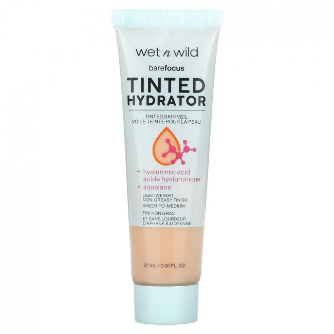 wet n wild, Barefocus, увлажняющее средство с тонирующим эффектом, легкое средство, 27 мл (0,91 жидк. Унции) wet n wild, Barefocus, увлажняющее средство с тонирующим эффектом, легкое средство, 27 мл (0,91 жидк. Унции)