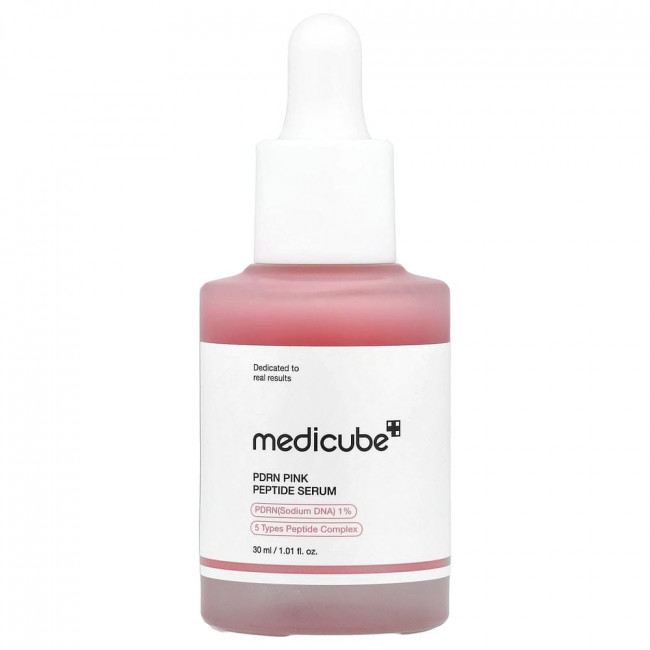 Medicube, Розовая пептидная сыворотка PDRN, 1,01 жидкая унция (30 мл)
