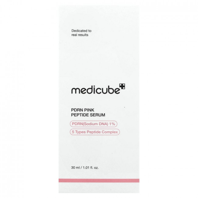 Medicube, Розовая пептидная сыворотка PDRN, 1,01 жидкая унция (30 мл)