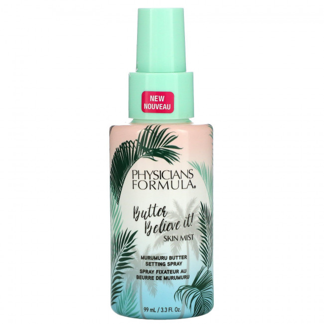 Physicians Formula, Butter Believe It Skin Mist, Murumuru Butter Setting Spray, 3.3 fl oz (99 ml) Physicians Formula, Butter Believe It Skin Mist, Murumuru Butter Setting Spray, 3.3 fl oz (99 ml)