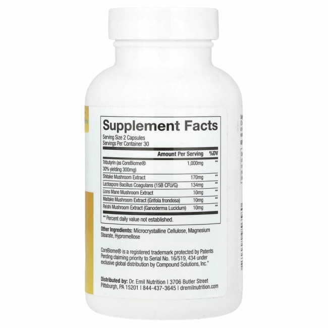 Dr Emil Nutrition, Total Gut Complex, 60 капсул
