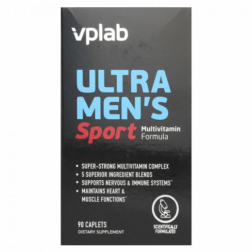 Vplab, Ultra Men’s, мультивитамины для мужчин для физической активности, 90 капсул &mdash; 