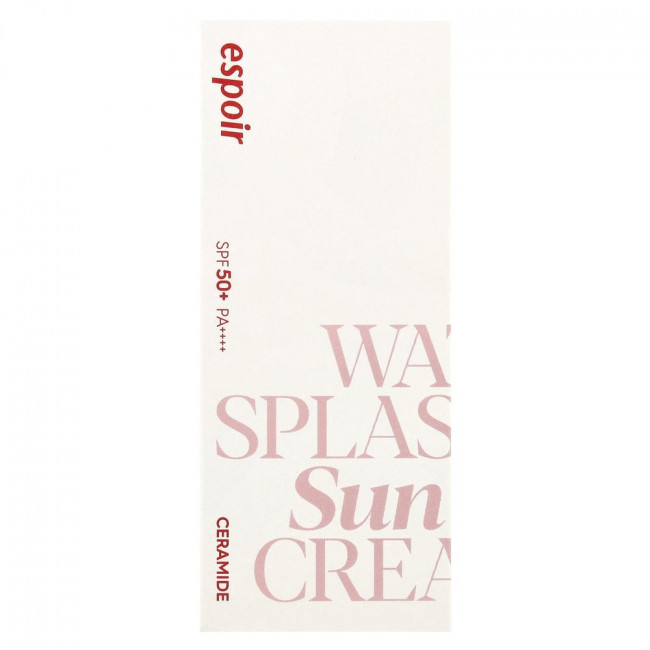 Солнцезащитный крем Espoir Water Splash с керамидами, SPF 50+ PA ++++, 60 мл Солнцезащитный крем Espoir Water Splash с керамидами, SPF 50+ PA ++++, 60 мл