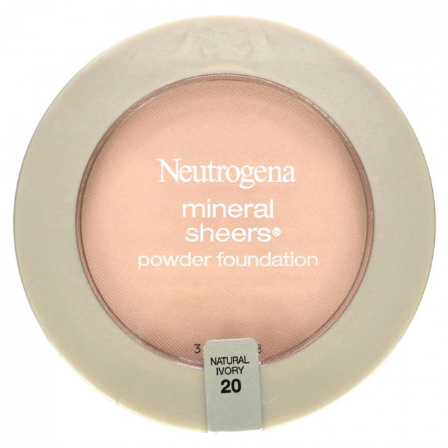 Neutrogena, Mineral Sheers, тональная пудра, натуральная слоновая кость 20, 9,6 г (0,34 унции)