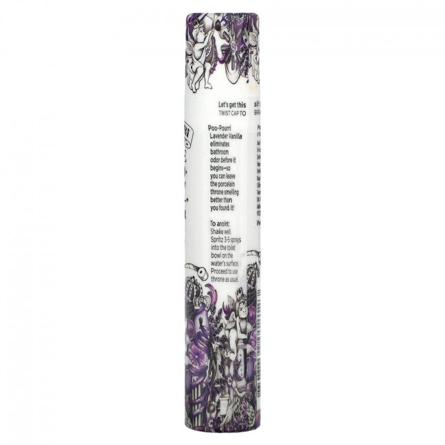 Poo-Pourri, Before-You-Go Toilet Spray, Lavender Vanilla , .34 fl oz (10 ml)