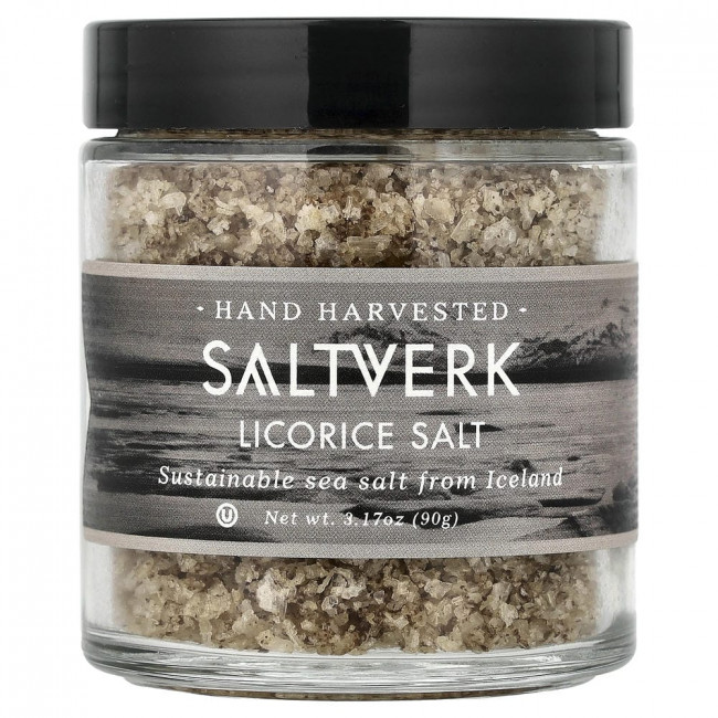 Saltverk, Соль солодки, 3,17 унции (90 г)