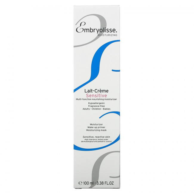 Embryolisse, Многофункциональное питательное увлажняющее средство, для чувствительной кожи, 100 мл (3,38 жидк. Унции)