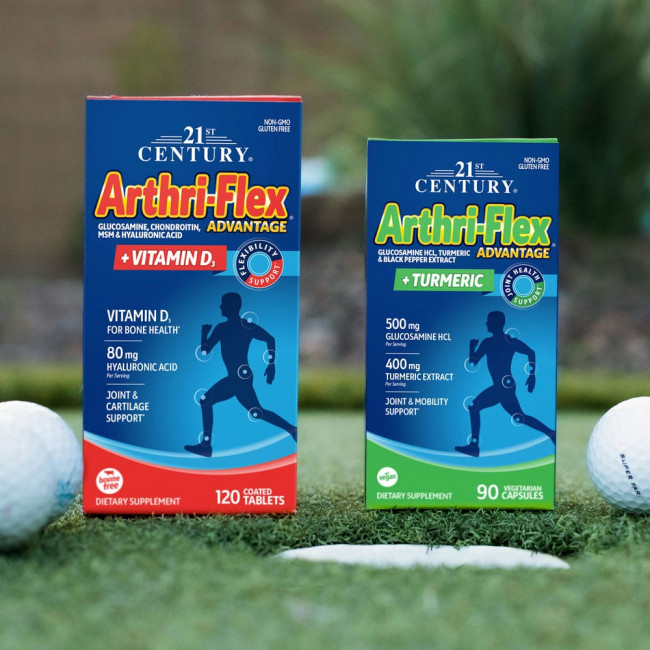 21st Century, Arthri-Flex Advantage с витамином D3, 120 таблеток, покрытых оболочкой 21st Century, Arthri-Flex Advantage с витамином D3, 120 таблеток, покрытых оболочкой